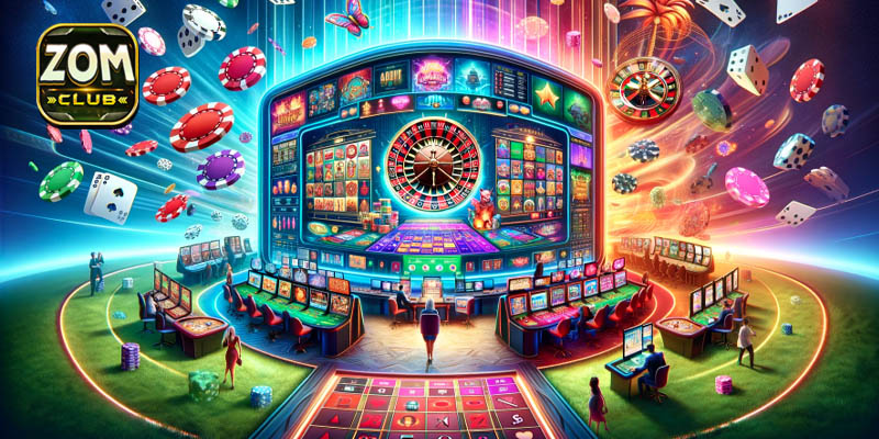 Kho game trực tuyến hấp dẫn tại Casino Zomclub